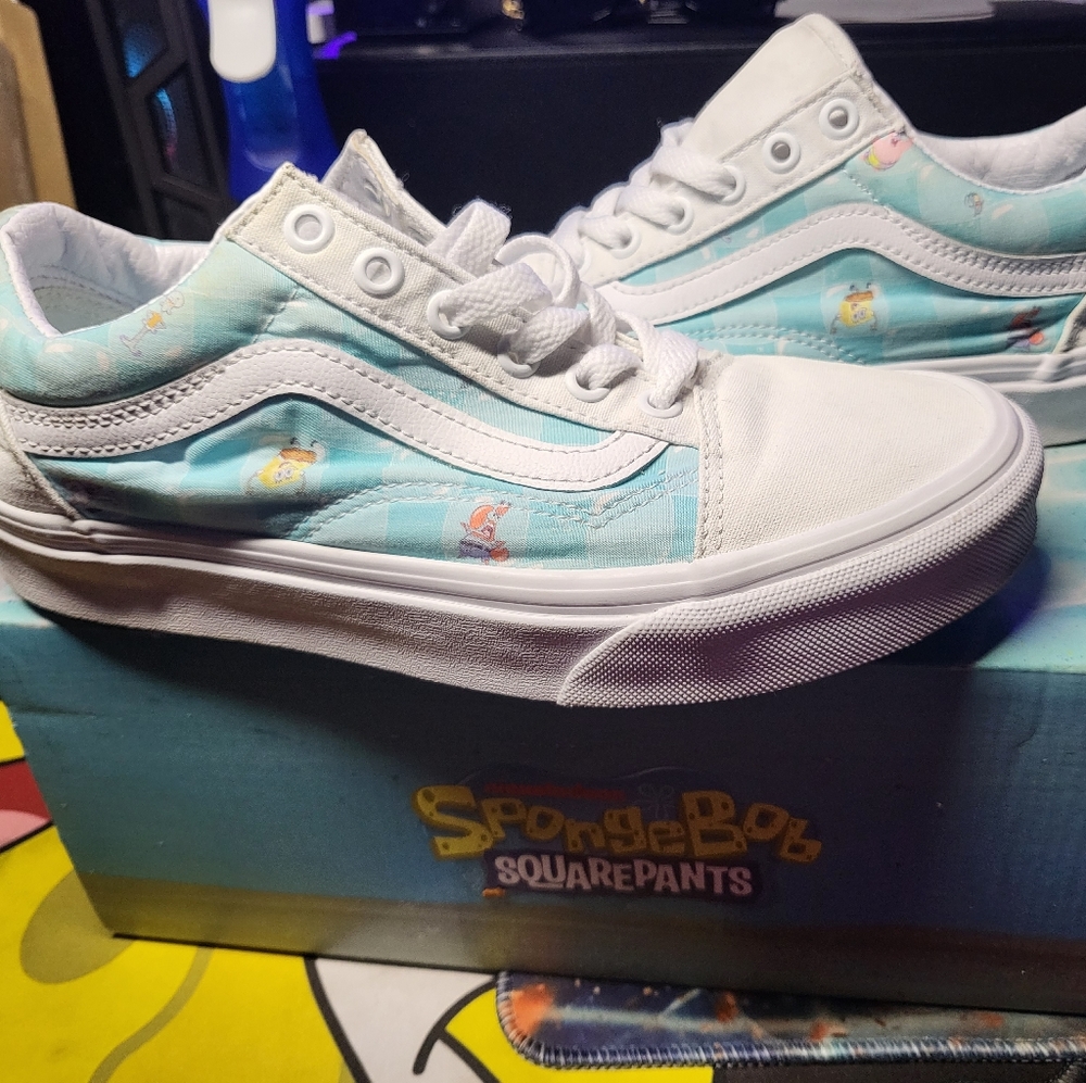 Vans x spongebob classics sz 5.5 mens 7 wmns